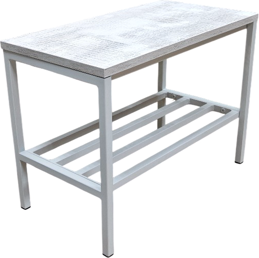 Изображение товара Полка для обуви Allerd 1 Rion 43x60 / 1050110200 (белый муар/энигма)