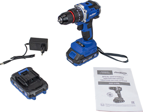 Изображение товара Аккумуляторная дрель-шуруповерт Redbo OAD-21PBL