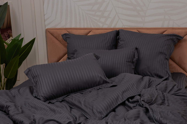 Изображение товара Комплект постельного белья Sofi de Marko Моне 1.6 / 1.6-СС-М-17 (черный)