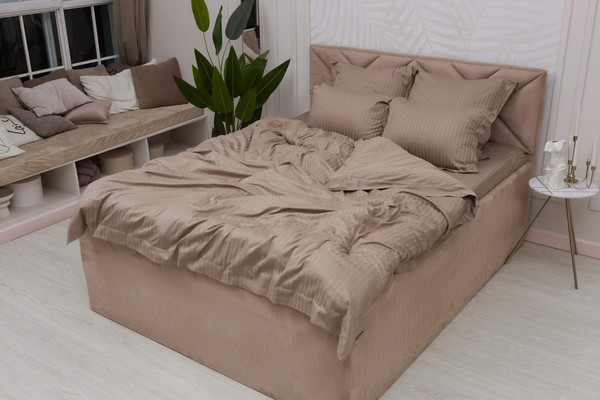 Изображение товара Комплект постельного белья Sofi de Marko Моне 7Е / Сем-СС-М-04 (темно-бежевый)