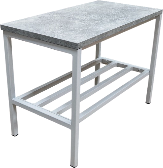 Изображение товара Полка для обуви Allerd 1 Rion 43x60 / 1050110500 (белый муар/бетон)