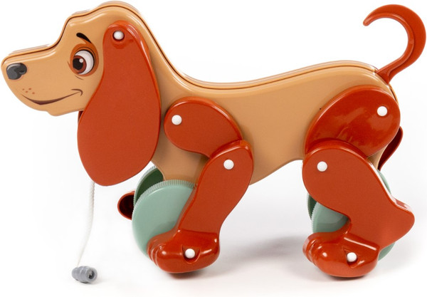 Изображение товара Развивающая игрушка Полесье Собака Боби / 48718 (бежевый/коричневый)