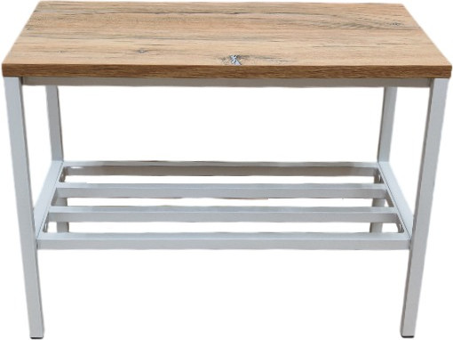 Изображение товара Полка для обуви Allerd 1 Rion 43x60 / 1050110600 (белый муар/дуб нокс)