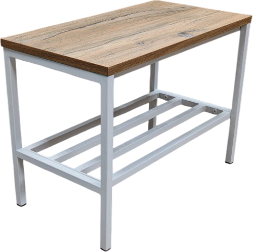 Изображение товара Полка для обуви Allerd 1 Rion 43x60 / 1050110600 (белый муар/дуб нокс)