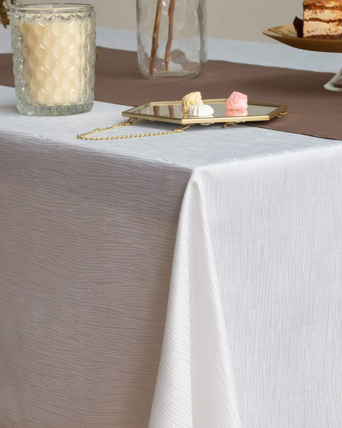 Изображение товара Скатерть Sofi de Marko Джинни 150x220 / СК-ДЖбл-150х220 (белый)