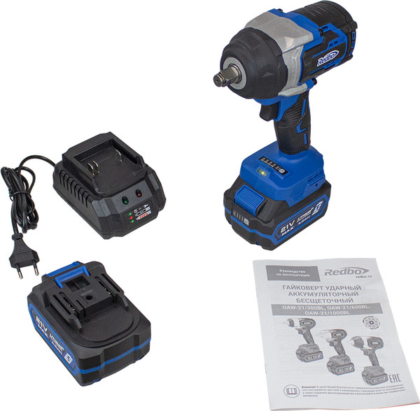 Изображение товара Аккумуляторный гайковерт Redbo OAW-21/1000BL