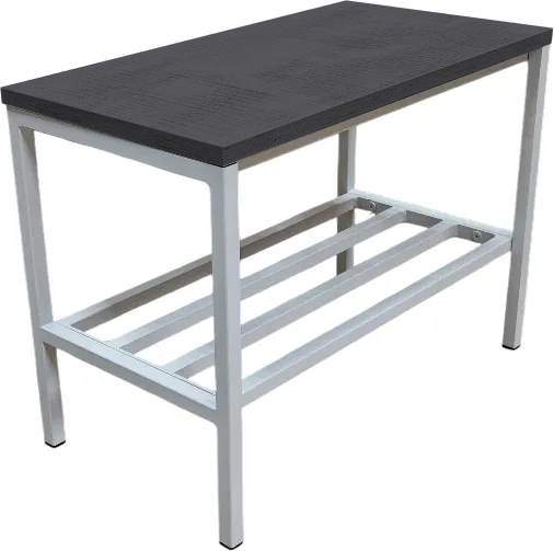 Изображение товара Полка для обуви Allerd 1 Rion 43x60 / 1050110700 (белый муар/металл бруклин)