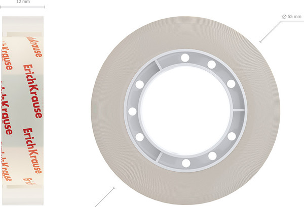 Изображение товара Скотч Erich Krause Crystal / 63575 (4шт)