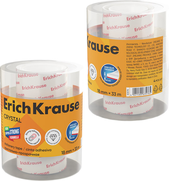 Изображение товара Скотч Erich Krause Crystal / 63576 (4шт)