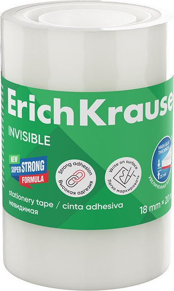 Изображение товара Скотч Erich Krause Invisible / 63578 (4шт)