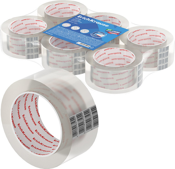 Изображение товара Скотч Erich Krause Clear / 63580 (6шт)