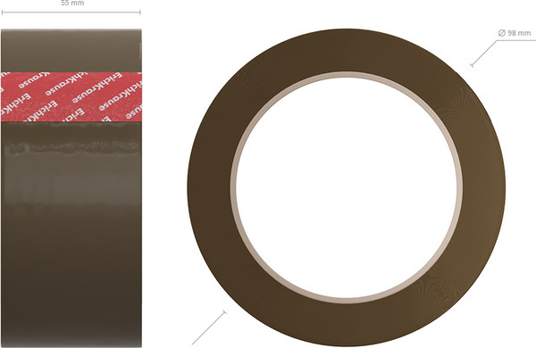 Изображение товара Скотч Erich Krause 63581 (6шт, коричневый)