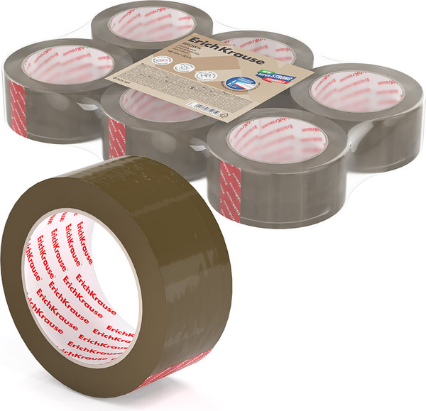 Изображение товара Скотч Erich Krause 63581 (6шт, коричневый)