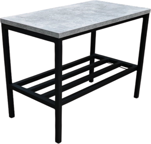 Изображение товара Полка для обуви Allerd 1 Rion 43x60 / 1050210500 (черный муар/бетон)