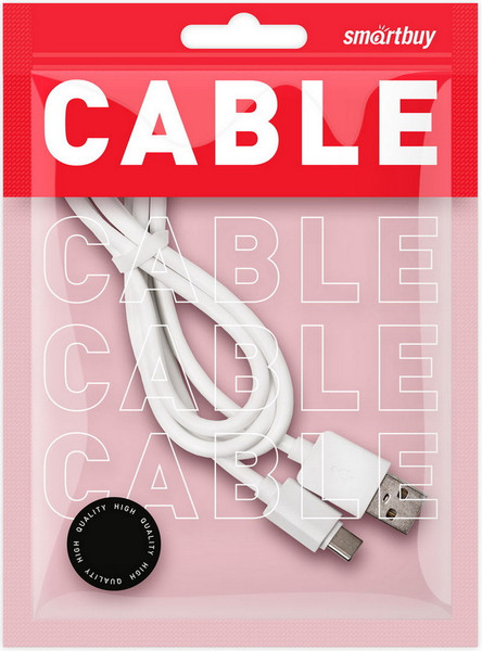 Изображение товара Кабель SmartBuy iK-3112 white (1.2м, белый)