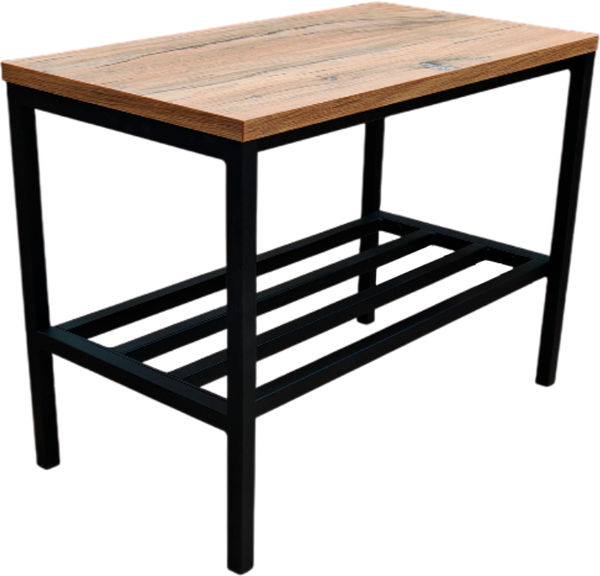 Изображение товара Полка для обуви Allerd 1 Rion 43x60 / 1050210600 (черный муар/дуб нокс)