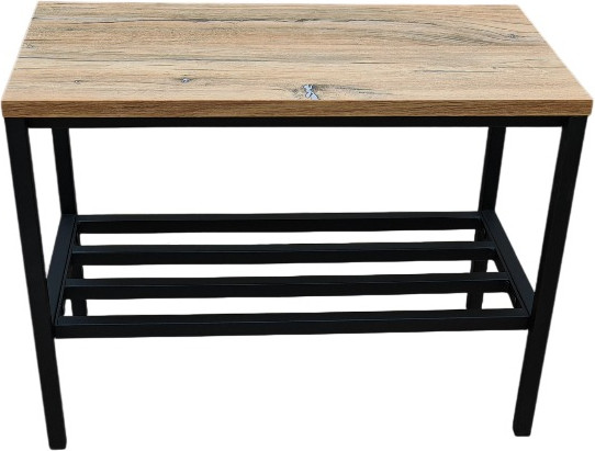 Изображение товара Полка для обуви Allerd 1 Rion 43x60 / 1050210600 (черный муар/дуб нокс)