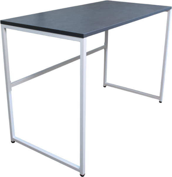 Изображение товара Письменный стол Allerd Rion 110x55 / 2010110700 (белый муар/металл бруклин)