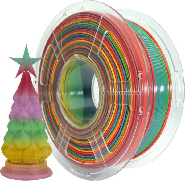 Изображение товара Пластик для 3D-печати NV Print NV-3D-PLA-RAINBOW-01 (1.75мм, 1кг, радужный 01)