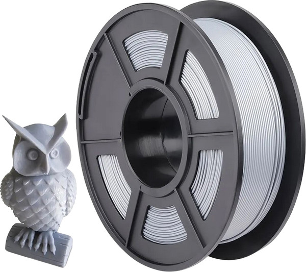 Изображение товара Пластик для 3D-печати NV Print NV-3D-PLA-P-SILVER (1.75мм, 1кг, серебристый)