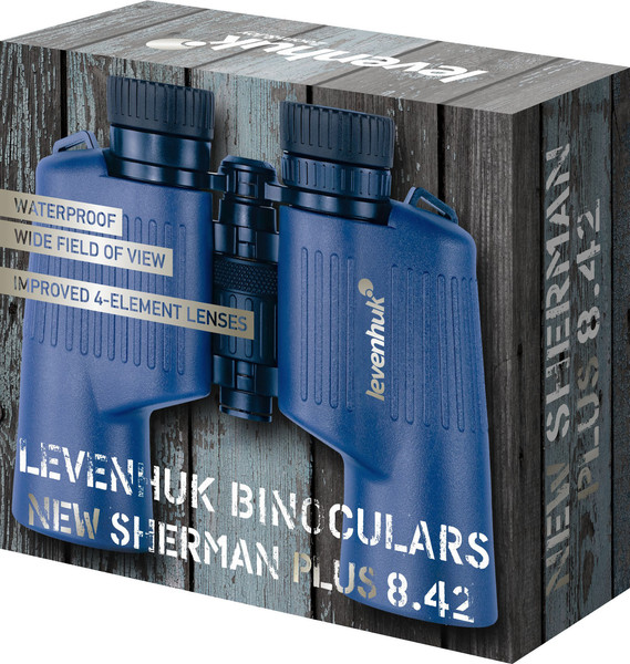 Изображение товара Бинокль Levenhuk New Sherman Plus 8x42 / 84609