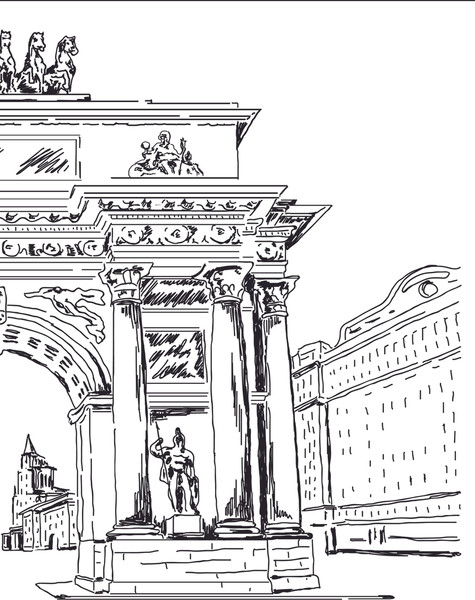 Изображение товара Раскраска-антистресс АСТ Раскрась Москву! Мягкая обложка