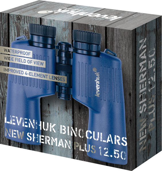 Изображение товара Бинокль Levenhuk New Sherman Plus 12x50 / 84614