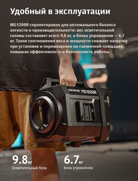 Изображение товара Осветитель студийный Godox Knowled MG1200R / 31938