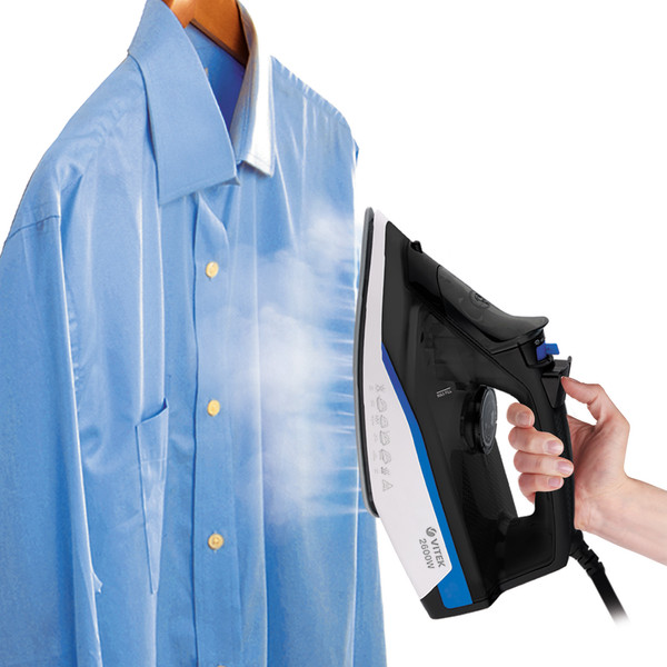 Изображение товара Утюг Vitek VT-8329 (черный/белый/синий)