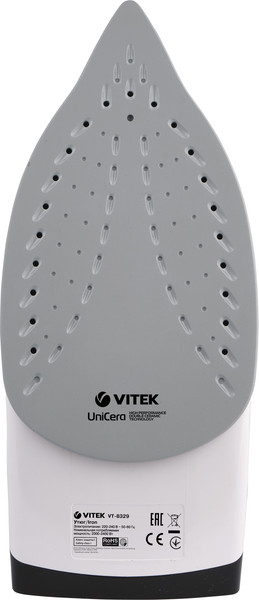 Изображение товара Утюг Vitek VT-8329 (черный/белый/синий)