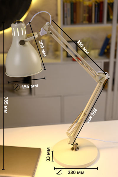 Изображение товара Настольная лампа ArtStyle HT-718W (бежевый/никель)