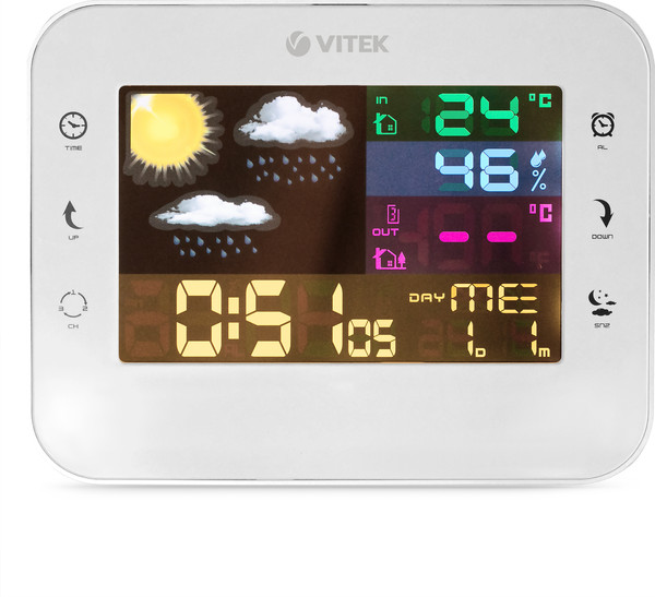 Изображение товара Метеостанция цифровая Vitek VT-6412 (черный)