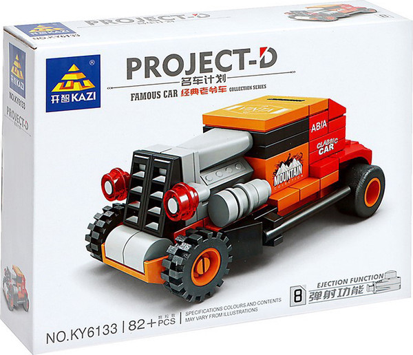 Изображение товара Конструктор Kazi Гонка. Мощные моторы. Хот-род KY6133 / 10856736 (82эл)