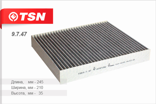 Изображение товара Салонный фильтр TSN 9.7.47
