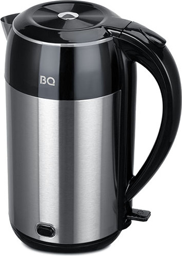 Изображение товара Электрочайник BQ KT2030SW (черный/сталь)