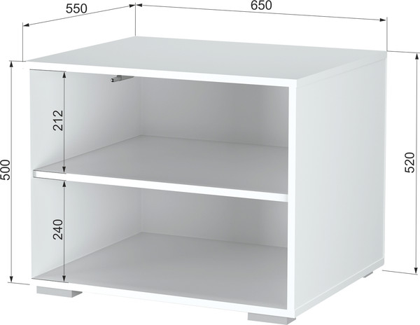 Изображение товара Антресоль Аквилон Санти №22.1 (белое сияние)