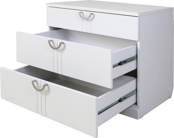 Изображение товара Комод Аквилон Санти №9 (белое сияние)