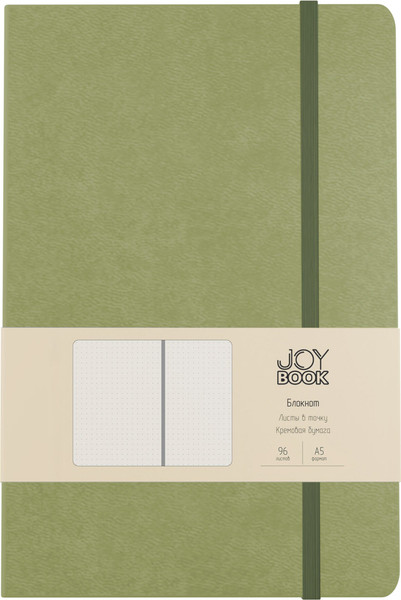 Изображение товара Блокнот Listoff Joy Book / БДБТ5964399 (96л, чай матча)