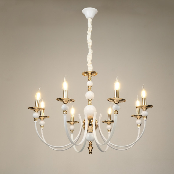 Изображение товара Люстра BayerLux Венеция 10352936 (белый/золото)