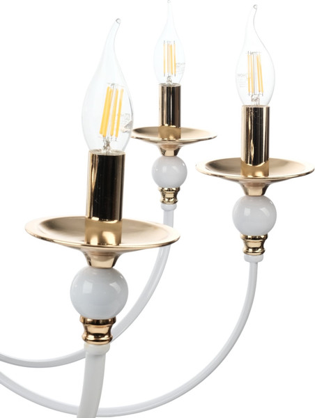 Изображение товара Люстра BayerLux Венеция 10352936 (белый/золото)