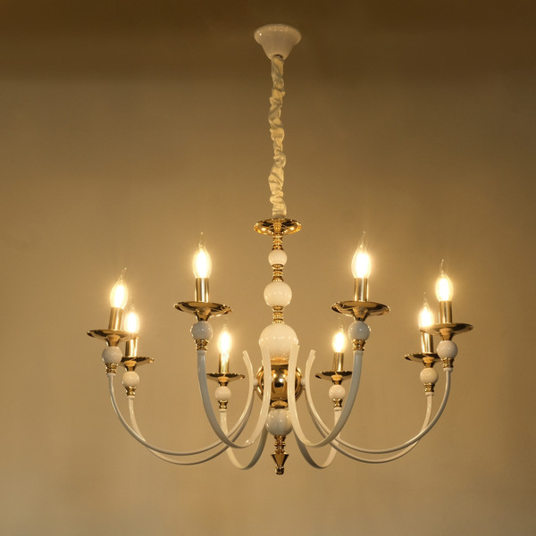 Изображение товара Люстра BayerLux Венеция 10352936 (белый/золото)