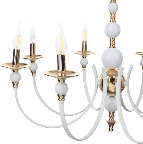 Изображение товара Люстра BayerLux Венеция 10352936 (белый/золото)