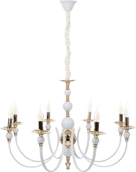 Изображение товара Люстра BayerLux Венеция 10352936 (белый/золото)