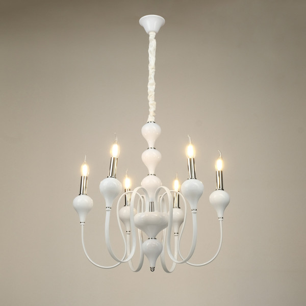 Изображение товара Люстра BayerLux Бергамо 10352939 (белый/хром)