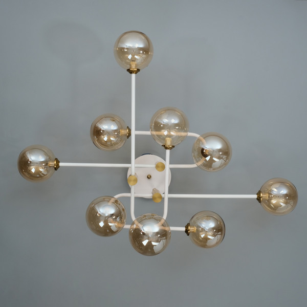 Изображение товара Люстра BayerLux Сайрус 10386025 (белый/золото)