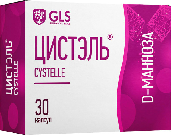 Изображение товара Пищевая добавка GLS Pharmaceuticals Цистэль №30 (капсулы по 580мг)