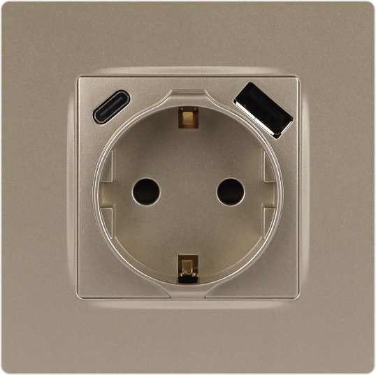 Изображение товара Розетка ЭРА 12-4108-04 / Б0067727 (шампань)