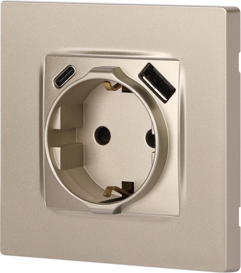 Изображение товара Розетка ЭРА 12-4108-04 / Б0067727 (шампань)