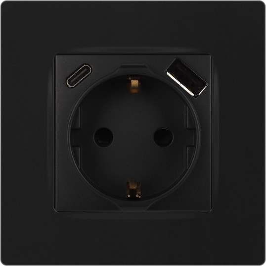 Изображение товара Розетка ЭРА 12-4108-05 / Б0067707 (антрацит)