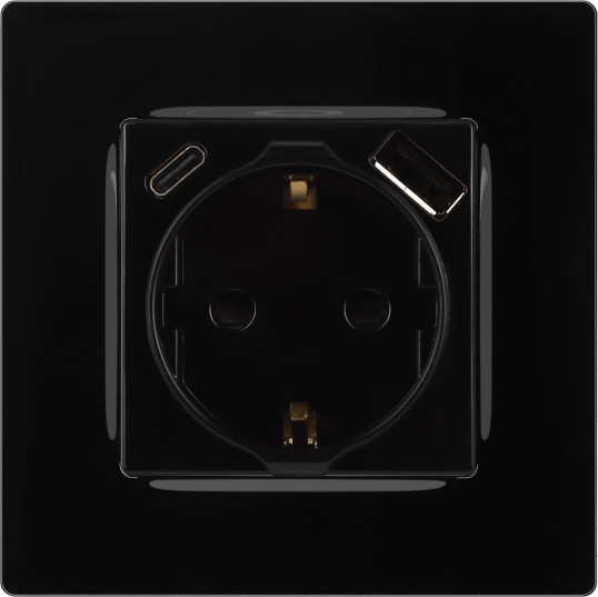 Изображение товара Розетка ЭРА 12-4108-06 / Б0067746 (черный)
